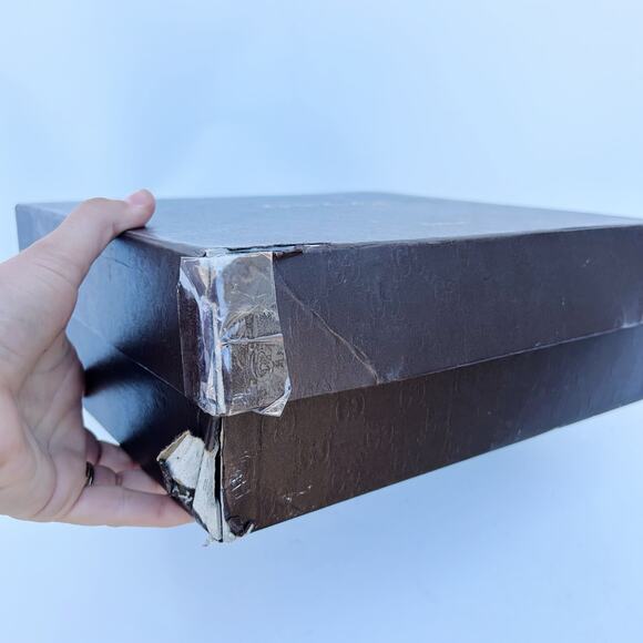 Gucci Authentic Rabbit Fur High Top Guccissima GG Sneakers Monogram 39 Grey 9 - Picture 14 of 15